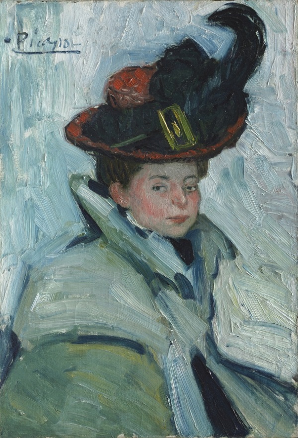 Picasso Woman with hat 1901